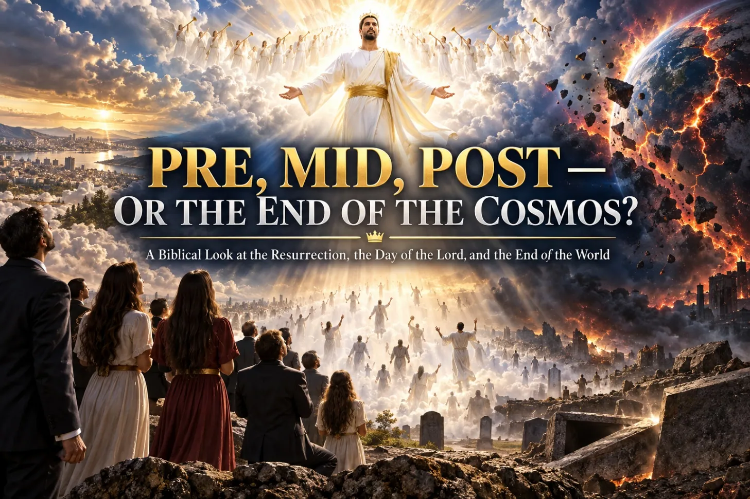 Pre, Mid, Post — or the End of the Cosmos? cover artwork
